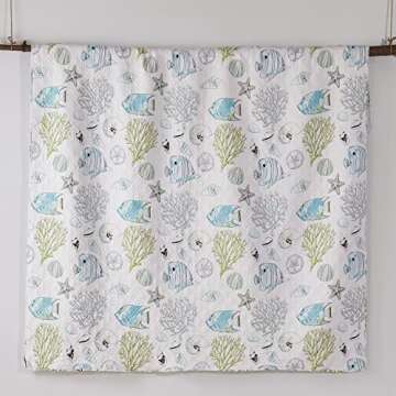 Levtex Home Biscayne Quilt Set Full/Queen - Tropical Design