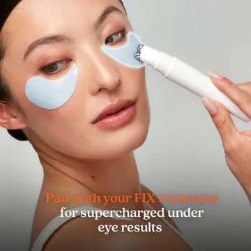 NuFACE IonPlex Hydra-Gel Power Under Eye Patches - Gel Under Eye Mask for Puffy Eyes & Dark Circles - Cooling Wrinkle Patches & Hydrating Treatment Pads to Energize, Brighten & Tighten (60 Count)