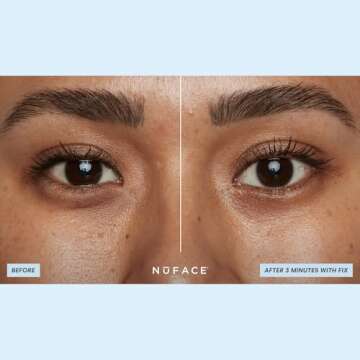 NuFACE IonPlex Hydra-Gel Power Under Eye Patches - Gel Under Eye Mask for Puffy Eyes & Dark Circles - Cooling Wrinkle Patches & Hydrating Treatment Pads to Energize, Brighten & Tighten (60 Count)