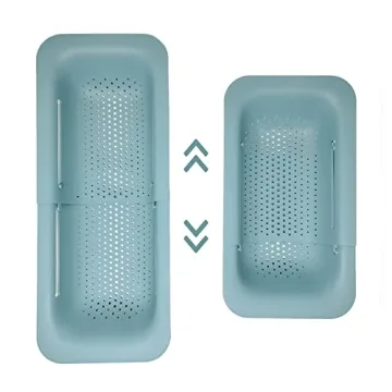 Makerstep Over the Sink Colander Strainer Basket - Expandable, Wash, Drain, and Dry. - New Home Kitc...