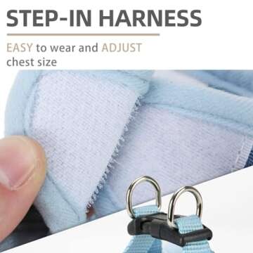 PUPTECK Dog Harness Set with Reflective Leash for Pets