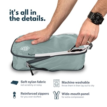 Large Packing Cubes - Compress for Smart Travel Organization