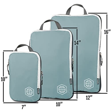 Large Packing Cubes - Compress for Smart Travel Organization