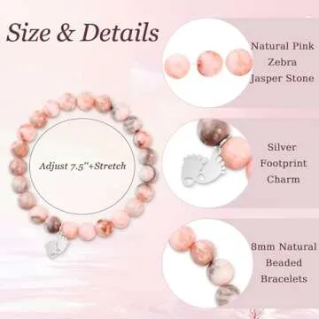 New Mom Gift Bracelet for First Mothers Day Celebration