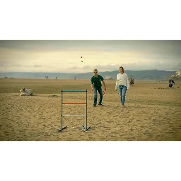 Outdoor Ladder Ball Pro Steel Set Fun for Ages 8 and Up