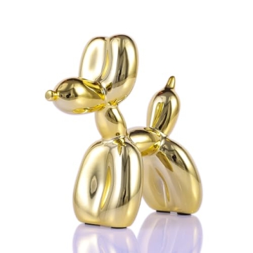 XIAOMAGG Gold Balloon Dog Decor,Gold Room Decor,Balloon Animal Decor,Shelf Decor Preppy Room Decor,C...
