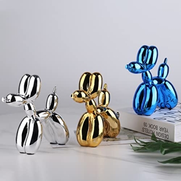 XIAOMAGG Gold Balloon Dog Decor - Modern Home Statue