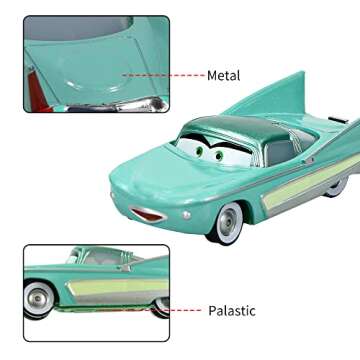 Movie Car Toys Car 1:55 Diecast Vehicles for Kids Boys