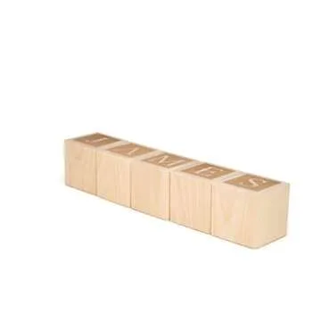 Letter Baby Blocks - Custom Personalized Name Blocks by Little Wooden Wonders