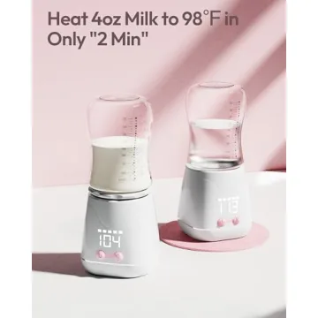 Portable Baby Bottle Warmer with Precise Temperature Control