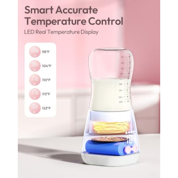Portable Baby Bottle Warmer with Precise Temperature Control