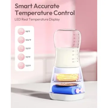Portable Baby Bottle Warmer with Precise Temperature Control