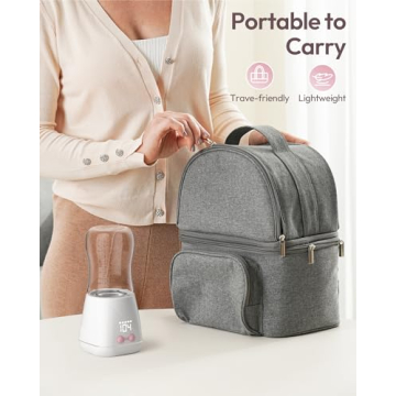 Portable Baby Bottle Warmer with Precise Temperature Control