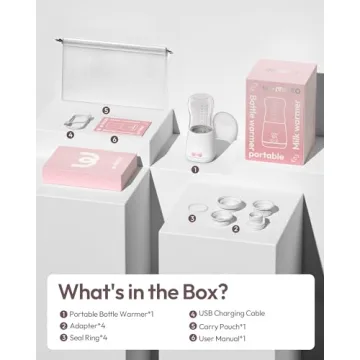 Portable Baby Bottle Warmer with Precise Temperature Control