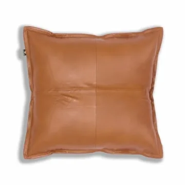 LL LEATHER LOVERS Lambskin Leather Pillow Cover - Sofa Cushion Case - Decorative Throw Covers for Li...