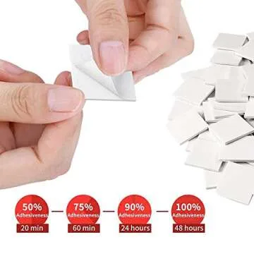 UPINS 120 Pack Double Sided Foam Tape Strong Adhesive