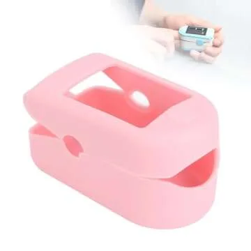 1Pc Pink Pulse Oximeter Fingertip Case,Oximeter Case Compact Portable Soft Comfortable Stable Reliable Effective Protective Cover For Home Outdoor Health Monitors