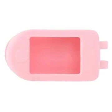 1Pc Pink Pulse Oximeter Fingertip Case,Oximeter Case Compact Portable Soft Comfortable Stable Reliable Effective Protective Cover For Home Outdoor Health Monitors