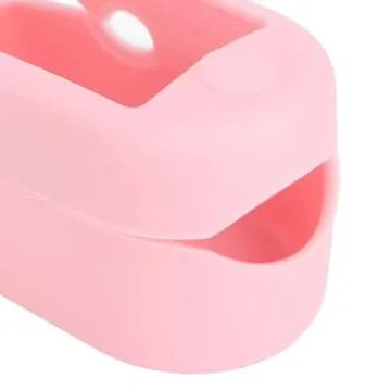 1Pc Pink Pulse Oximeter Fingertip Case,Oximeter Case Compact Portable Soft Comfortable Stable Reliable Effective Protective Cover For Home Outdoor Health Monitors