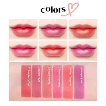 ETUDE Dear Darling Marker Tint #2 Mono Plum | Hydrating & Long Lasting Lip Stain | High Pigmented Lip Maker with Easy Drawing Tip | Korean Daily Lip Tint, Korean Makeup, Kbeauty, Perfect for Gift