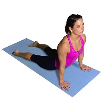 Buy CAP Barbell Yoga Mat for Comfort & Grip in Blue
