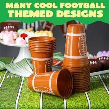 JOYIN 24 PCS Football Disposable Party Cups