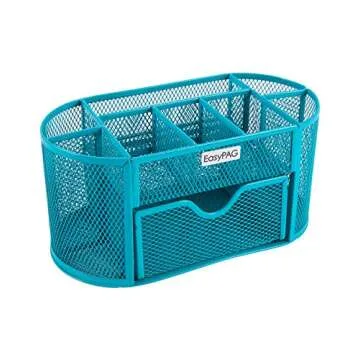 EasyPAG Stylish Mesh Desk Organizer with Drawer