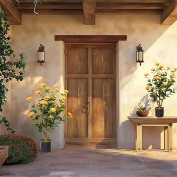 Howngyesimu 3FT Artificial Camellia Tree for Home Decor