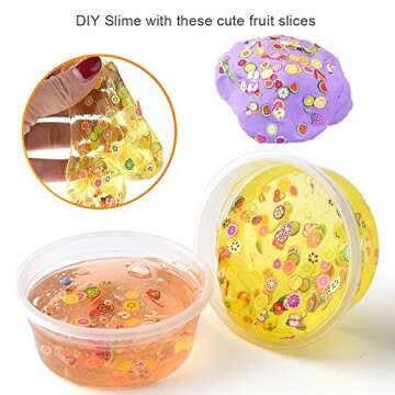 Giveme5 Colorful Foam Balls for Slime | 15-Pack Craft Supplies