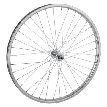 Wheel Master Front Bicycle Wheel 24 x 1.75 36H, Steel, Bolt On, Silver
