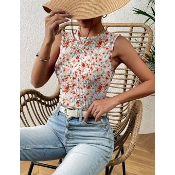 Shop Zeagoo Women's Slim High Neck Tank Top Now!