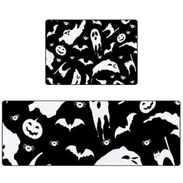Halloween Anti Fatigue Kitchen Rug Set - 2 Piece