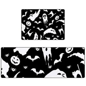 Halloween Anti Fatigue Kitchen Rug Set - 2 Piece