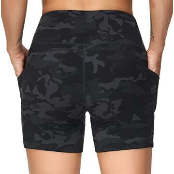High Waist Yoga Shorts for Women - Fitness & Comfort