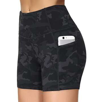 High Waist Yoga Shorts for Women - Fitness & Comfort