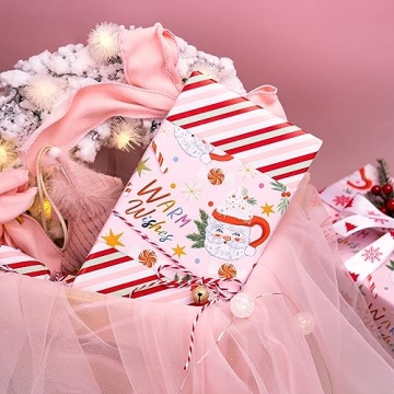 WRAPAHOLIC Jumbo Reversible Christmas Wrapping Paper 30 Inch