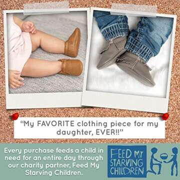 BirdRock Baby Moccasins - 30+ Styles for Boys & Girls! Every Pair Feeds a Child (US 2, Lavender)