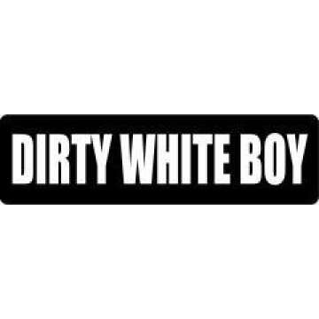 3 Dirty White Boy Hard Hat/Biker Helmet Stickers – Funny Vinyl Decals