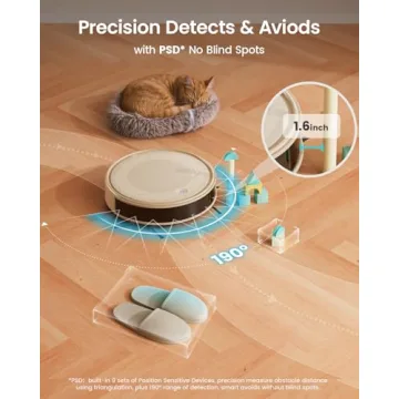 Lefant M310 Robot Vacuum 4500Pa Smart Quiet Slim Cleaning