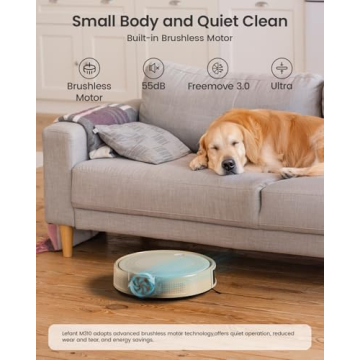 Lefant M310 Robot Vacuum 4500Pa Smart Quiet Slim Cleaning