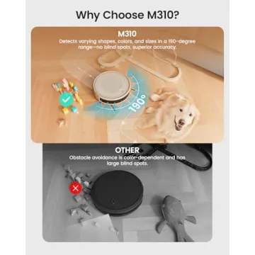 Lefant M310 Robot Vacuum 4500Pa Smart Quiet Slim Cleaning