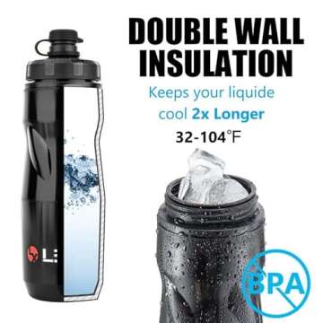 Bike Water Bottle Cages, LERMX Basic Mountain Bicycle Lightweight Universal Bicycle Water Bottle Holder with Water Bottle Cages for Outdoor Cycling