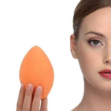 XL EXTRA LARGE Make Up Beauty Sponges Blender - 1x Small 8cm + 1x Extra Large 11cm + 2 Holders for P...