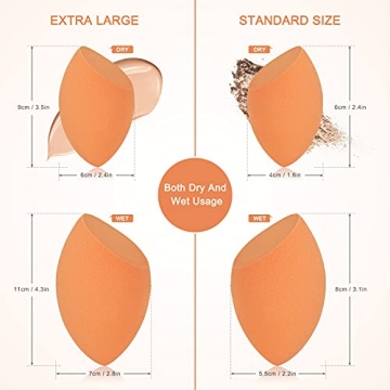 XL EXTRA LARGE Beauty Sponge Set for Flawless Application