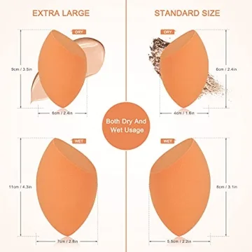 XL EXTRA LARGE Beauty Sponge Set for Flawless Application
