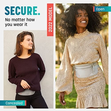 RFID Money Belt Slim Passport Holder Anti-Theft Travel Wallet