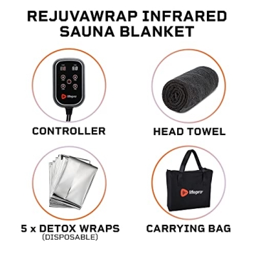 LifePro Rejuvawrap Infrared Sauna Blanket - Home Relaxation