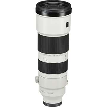 Sony FE 200-600mm f/5.6-6.3 G OSS Lens with Accessories