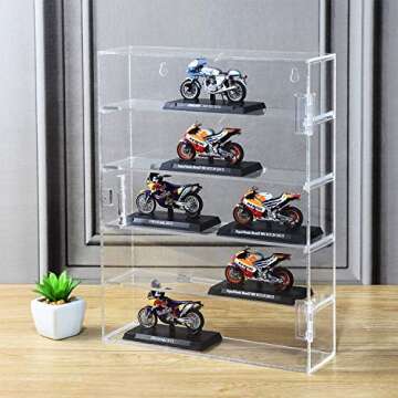 Ikee Design Acrylic 5-Tier Display Case for Collectibles