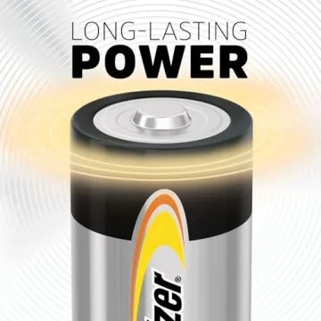 Energizer Alkaline Power C Batteries 12 Pack Long Lasting
